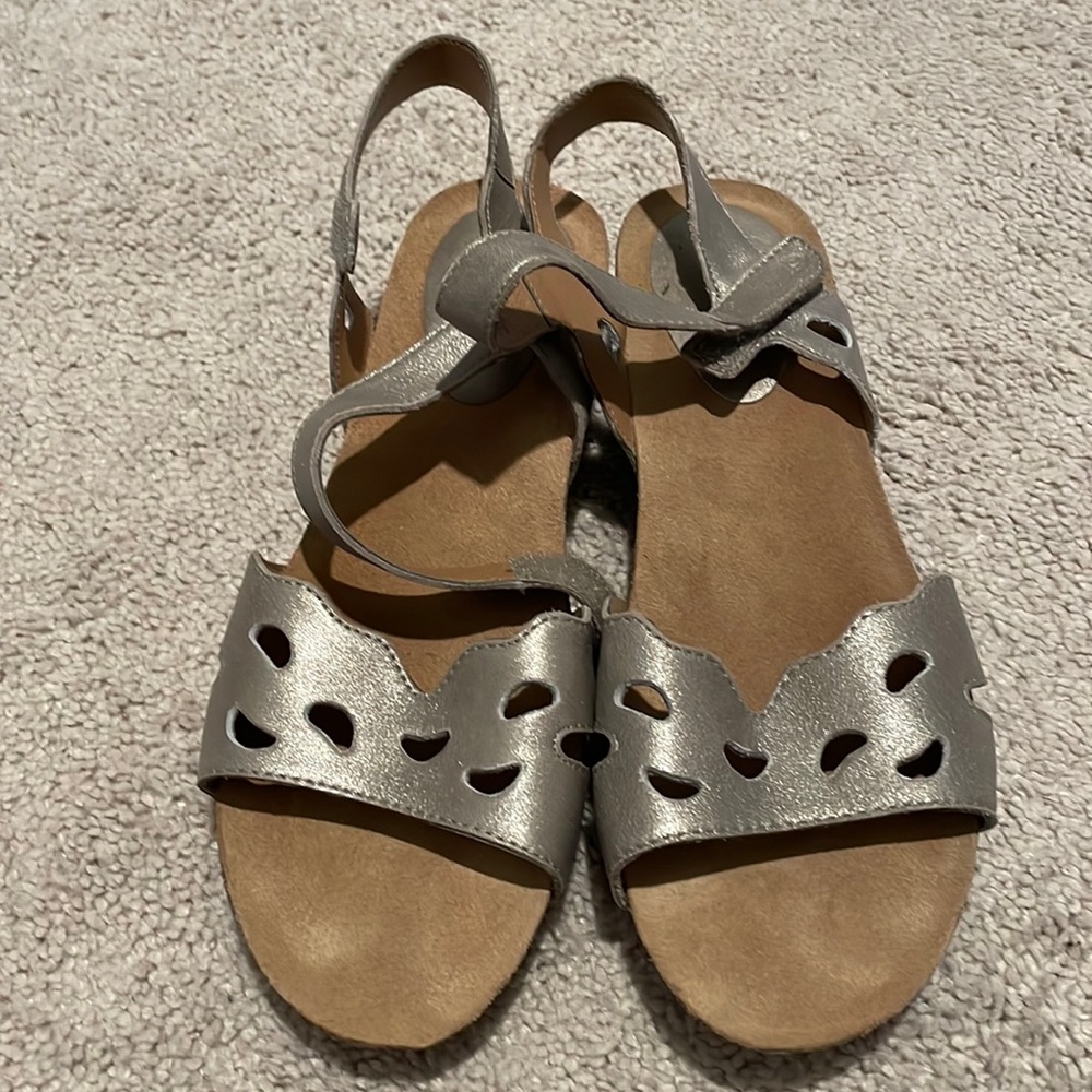 Silver Sandal Size 40